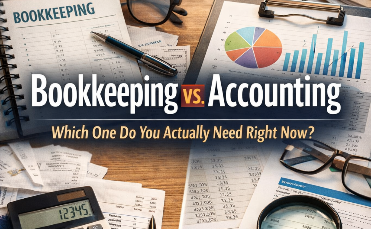 Bookkeeping vs. Accounting: Which One Do You Actually Need Right Now?