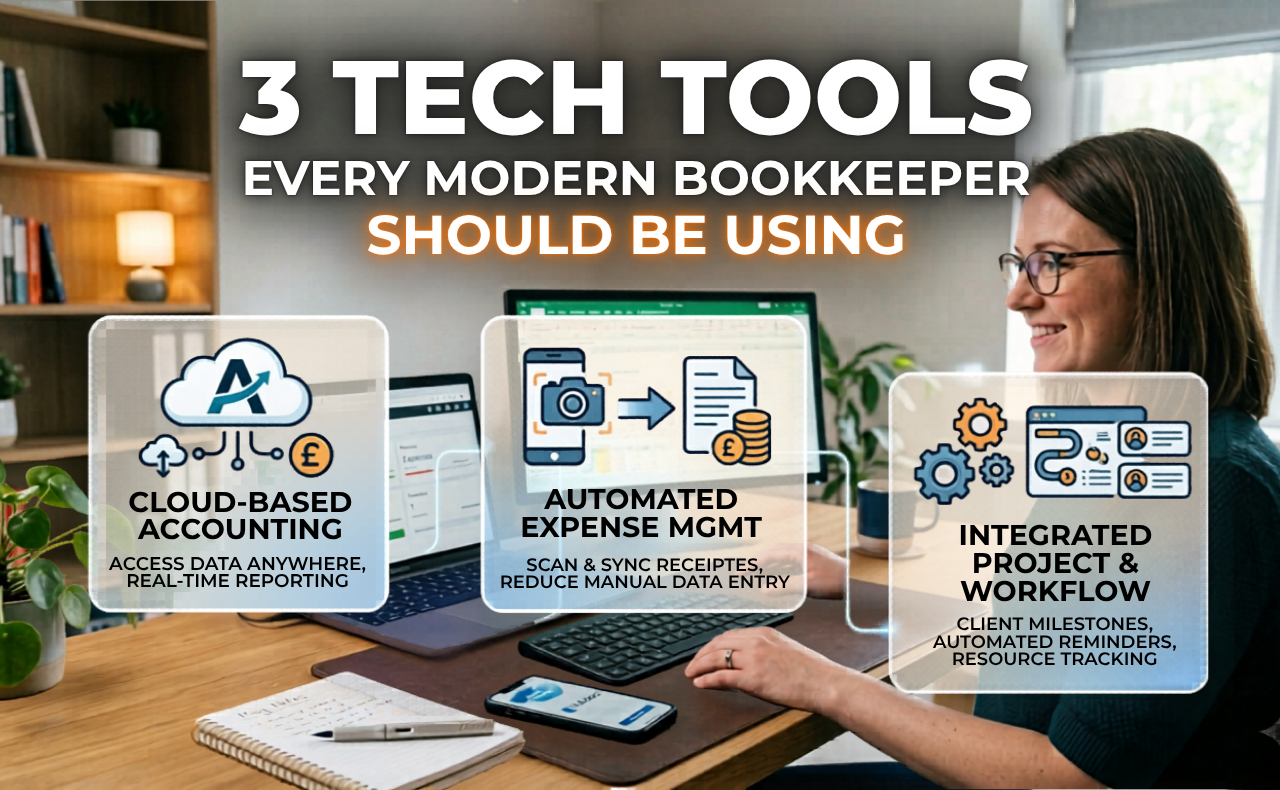 3 Tech Tools Every Modern Bookkeeper Should Be Using